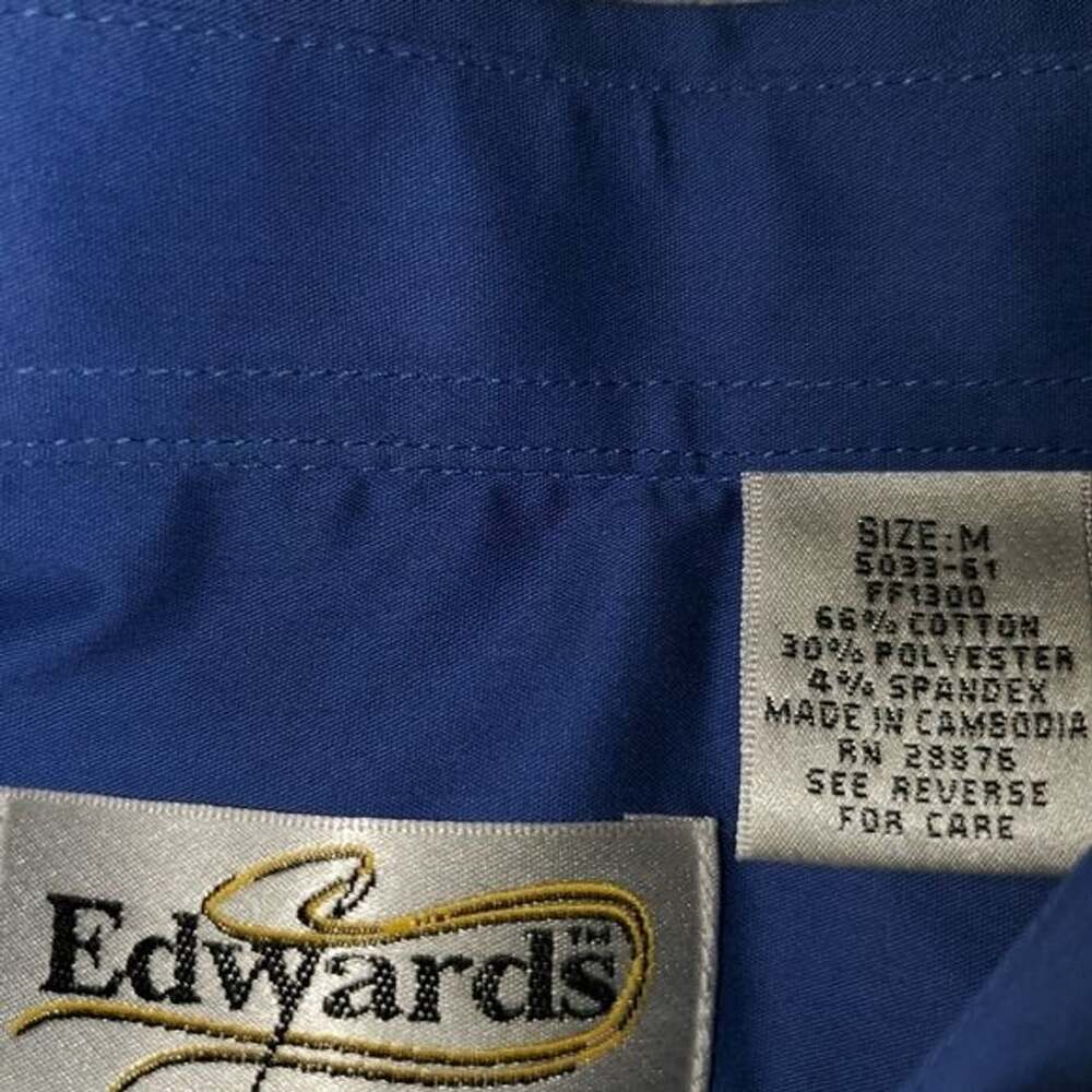 Edwards Blue Collared Button Down - Picture 7 of 8